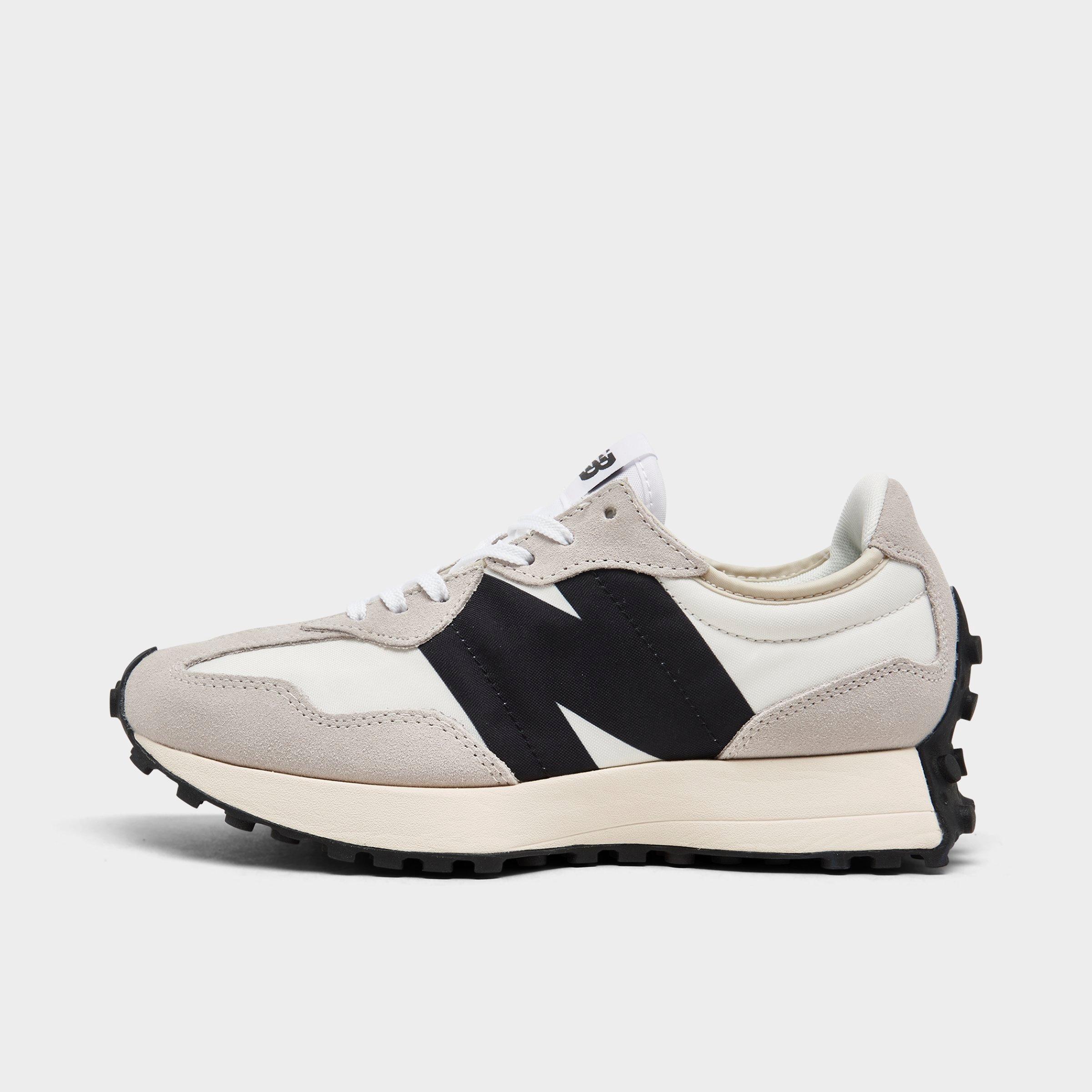 Shop New Balance Women's 327 Casual Shoes In White/black/white