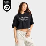 Women's New Balance Crop Club T-Shirt | Finish Line