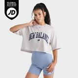Tシャツ・カットソー New Balance WOMEN FROZEN Semi-crop shirring short-sleeve T-s New Balance Women's SE Poly Knit Tee – Ann Arbor Running Company