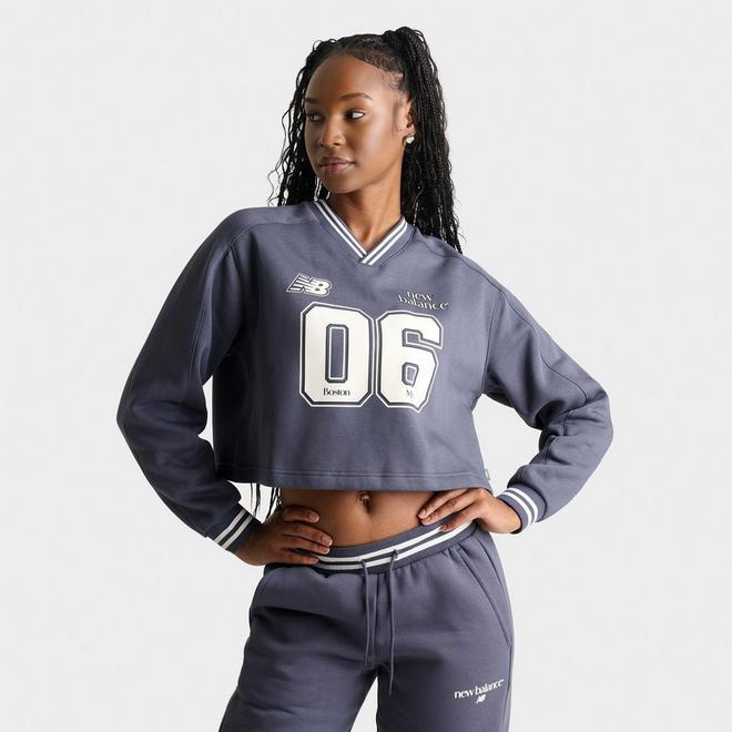 Women's New Balance Boston '06 Fleece Cropped Jersey