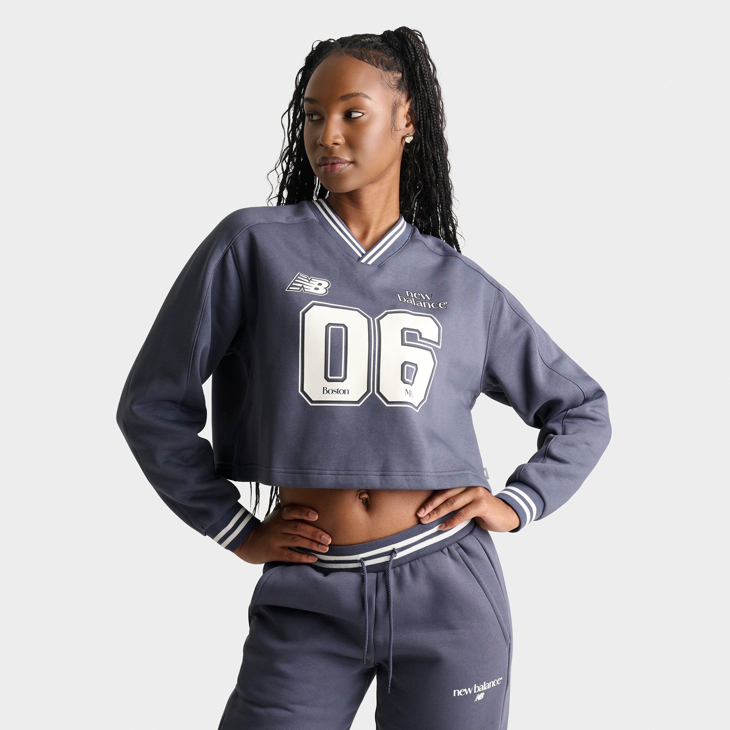 New Balance Women's Boston '06 Fleece Cropped Jersey