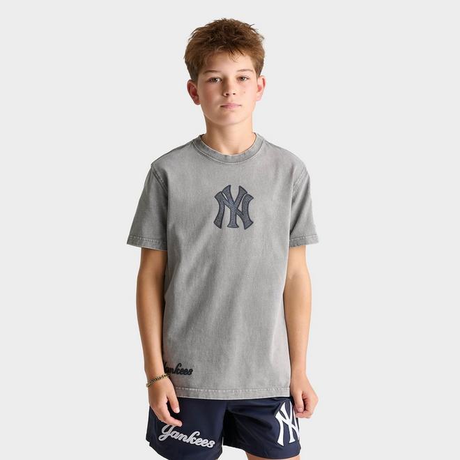 Big Kids' Pro Standard New York Yankees MLB Washed Jewels T-Shirt