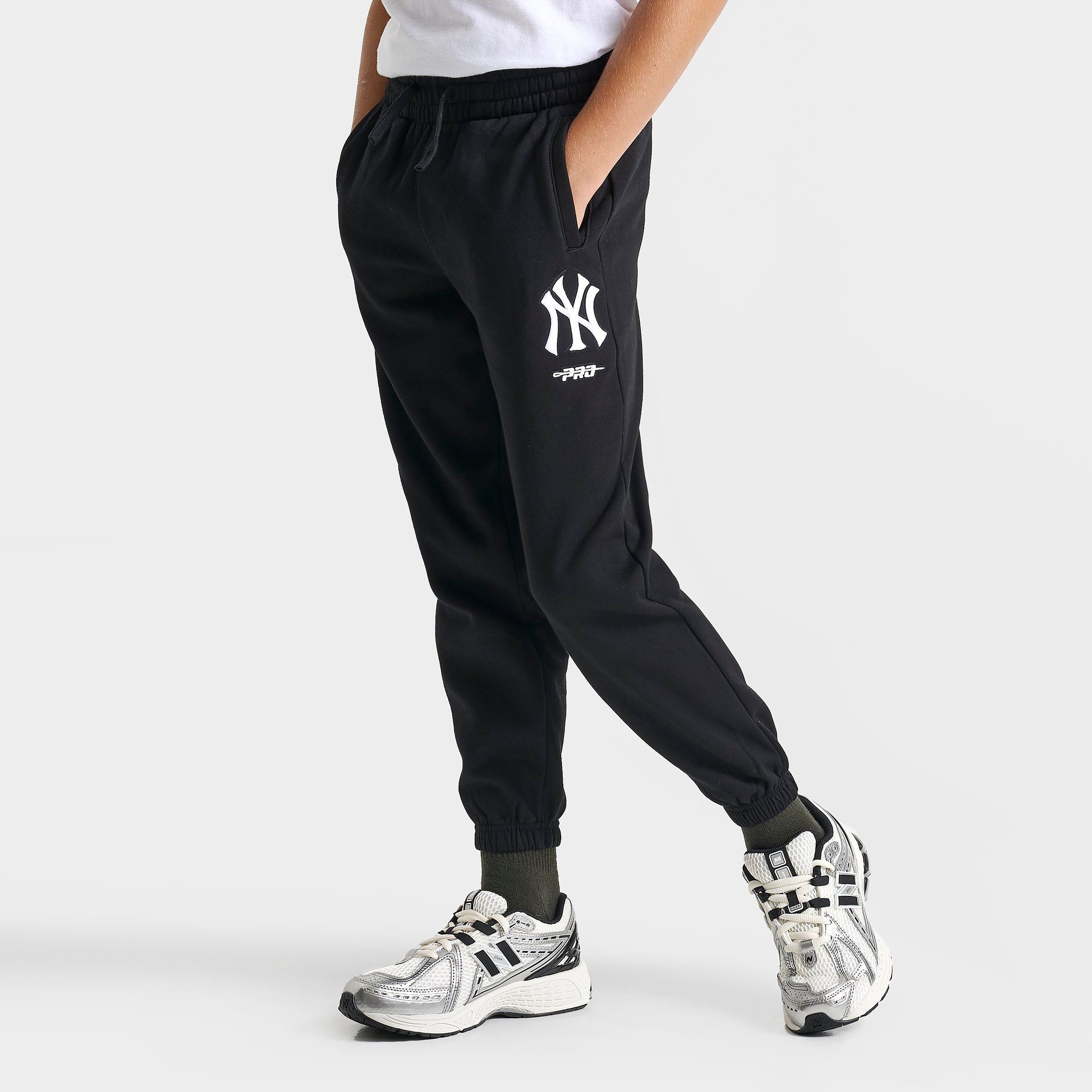 Pro Standard Big Kids New York Yankees MLB Classic Icon Fleece Jogger Pants